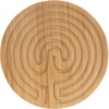 image:imageBambooMN Cretan Style 7 Circuit Bamboo Finger Labyrinth  6 Carbonized Brown  3 UnitsCarbonized Brown